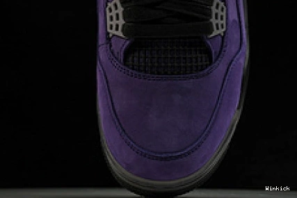 Jordan AJ4-766296 Scott x Travis 4 Purple Air Retro 0808